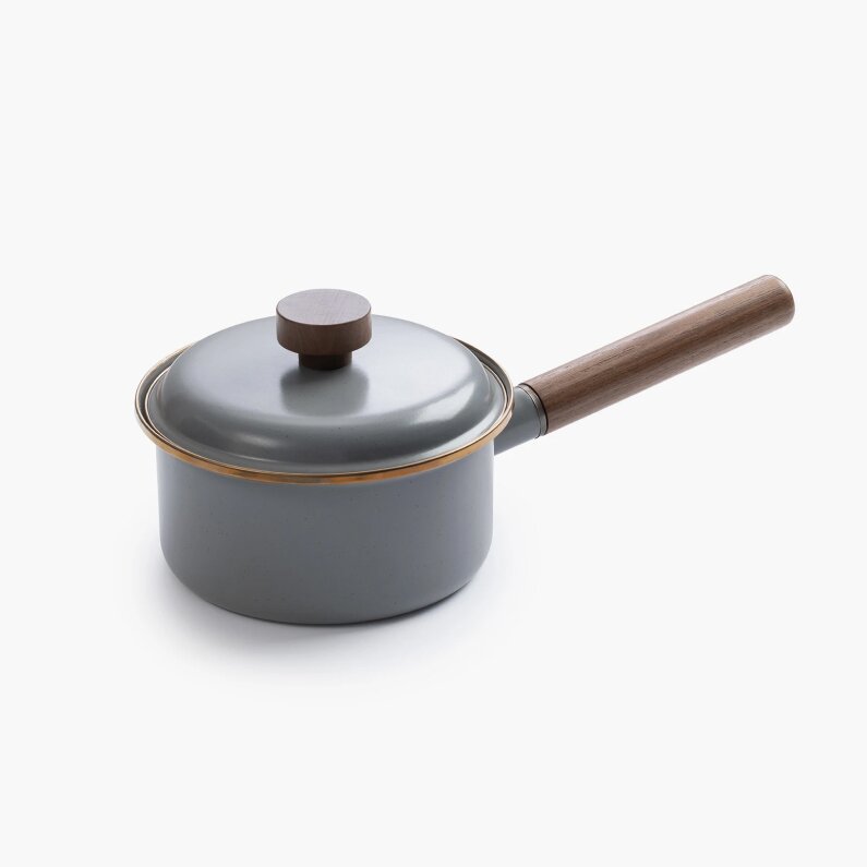Barebones Living Enamel Saucepan by BAREBONES Dwell
