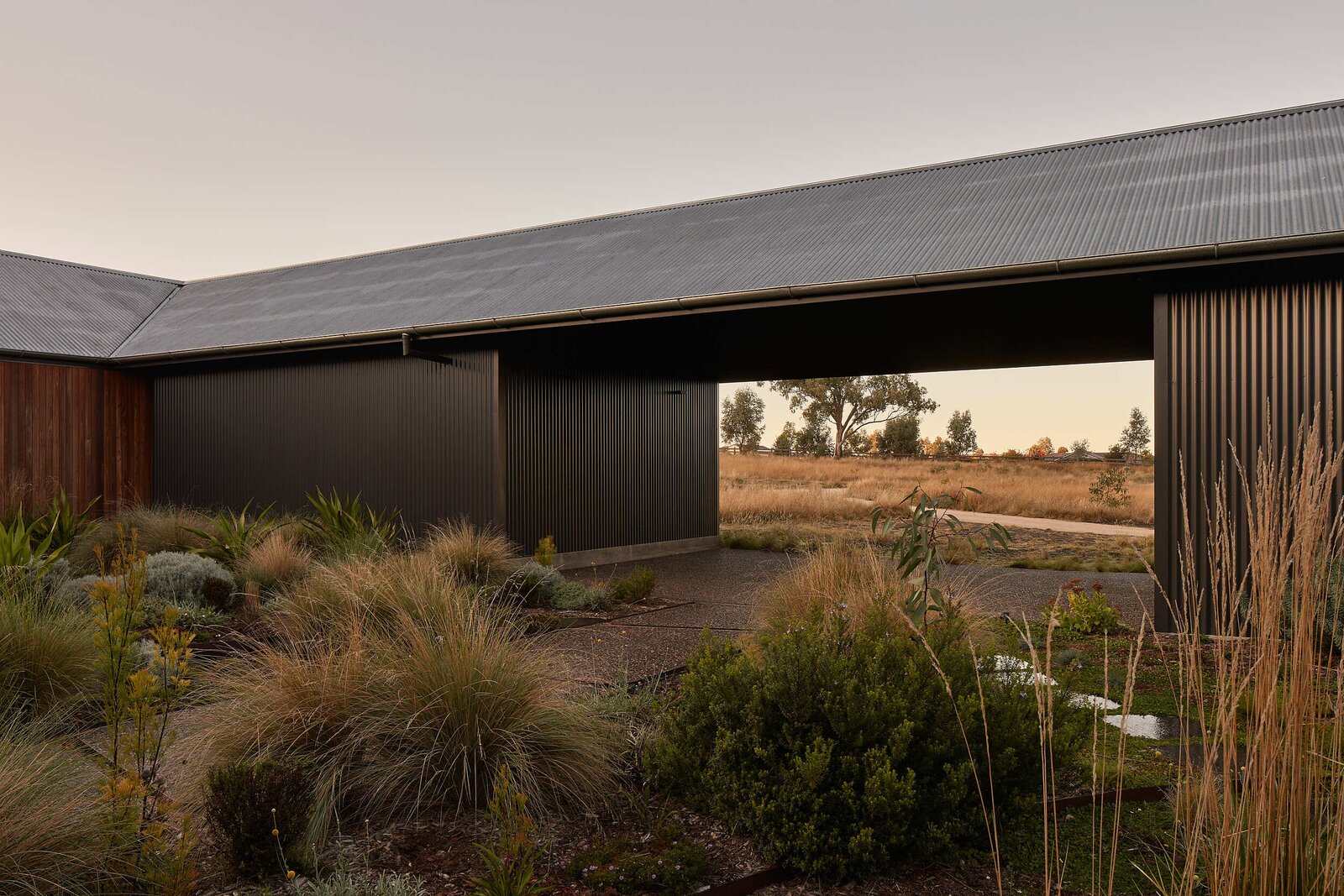 Metal Work Rural Photo 7 of 25 in A Mighty Corrugated Metal Roof Ties Together a ...
