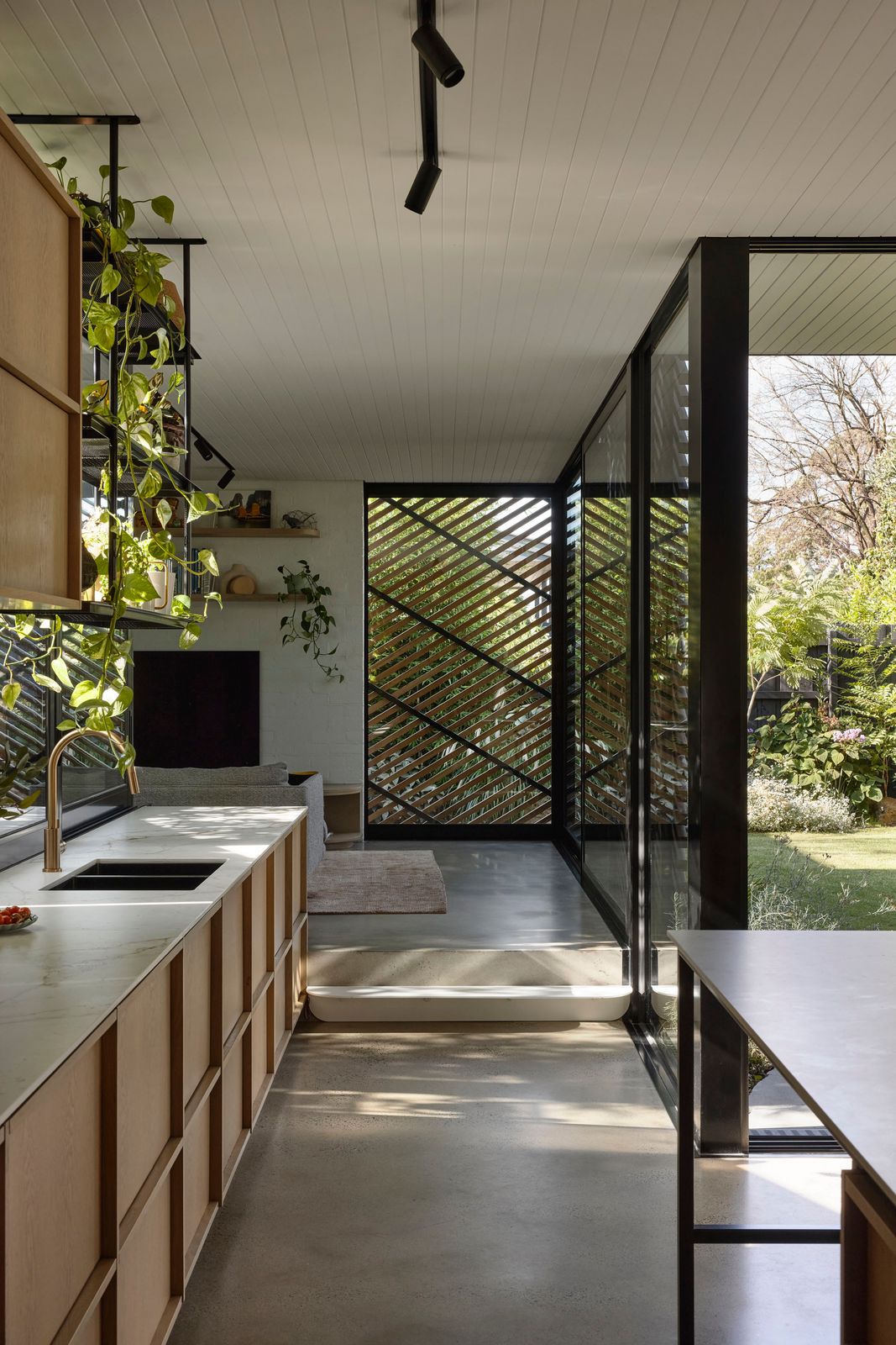 Photo 8 of 19 in Batten Screens Wrapping This Renovation in Australia ...