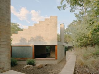 A Stairway to Heaven Forms the Roof of This Cottage Add-On in Australia