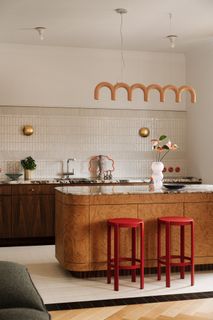 Penny, Subway,  Mosaic—This Renovated Warsaw Home Is a Master Class in Tile