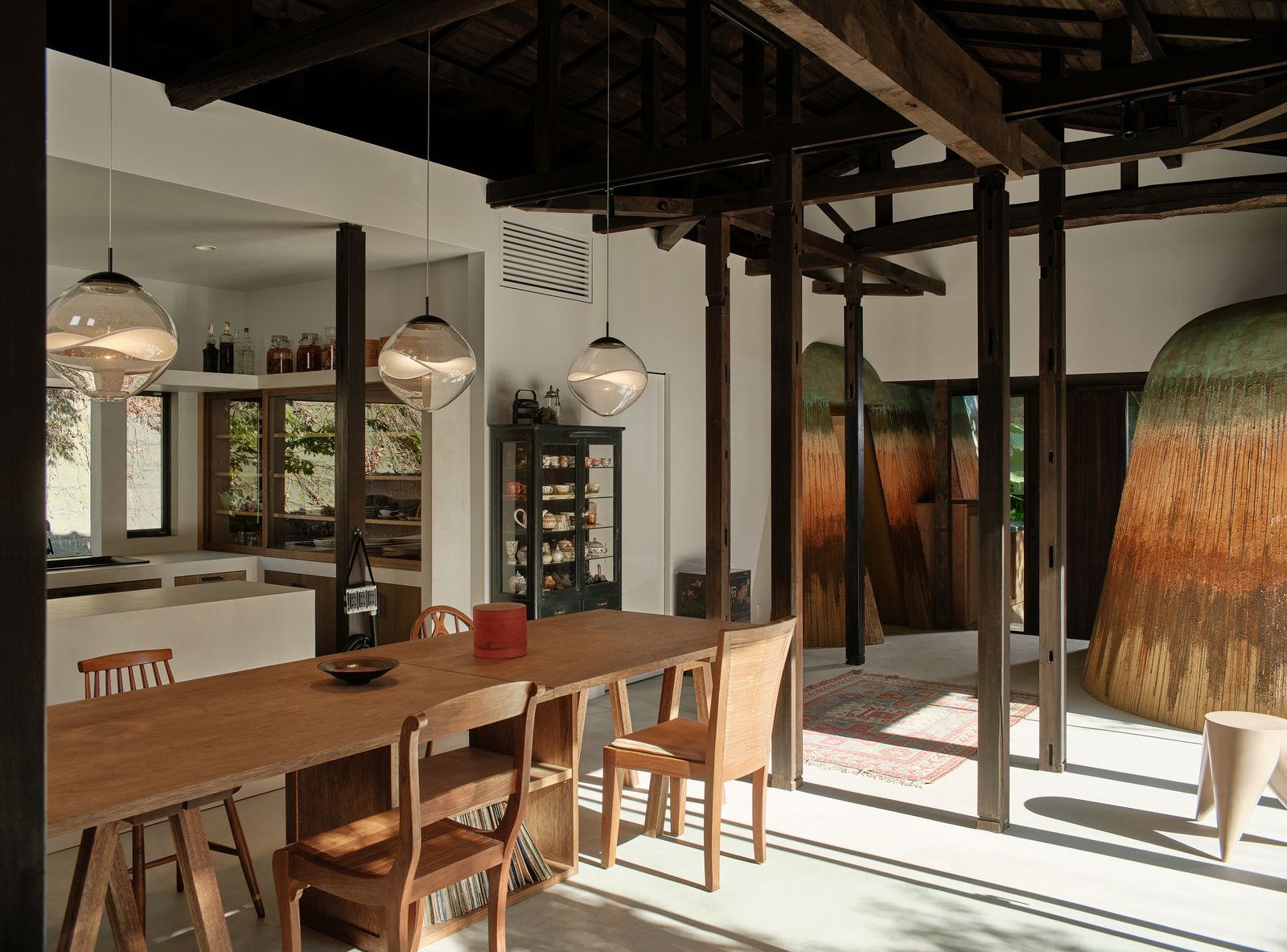Photo 5 of 12 in The Clay Domes Anchoring This Japanese Home Are ...
