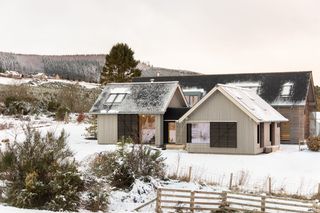Sliding Window Shields Adjust Sunlight at This Scottish Country Home