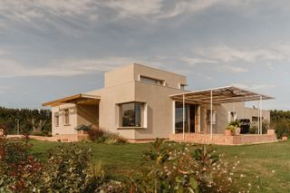 They Used Family Farm Equipment to Build a Prefab Home in Spain