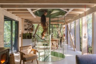 Almost Every Wall Is Glass at This Prefab Cabin in a Chilean Rainforest