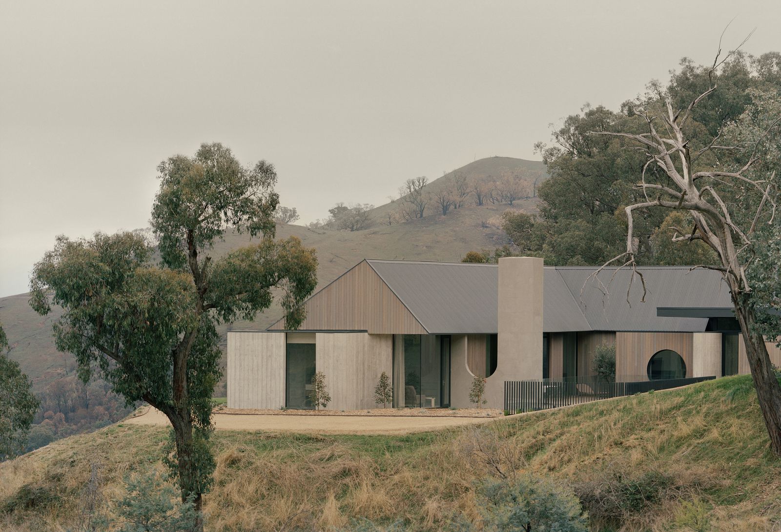 This Country Home in Australia Almost Burned Down Before It Was Even Completed