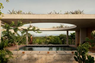 A Circular Cutout in the Roof Cuts Straight to the Heart of This Oaxacan Home