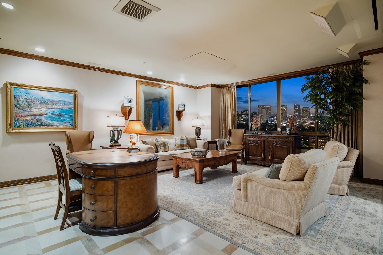 View of Photo 4 of 8 in The Penthouse in the Sky Lists for $5.4M by CompassCa ...