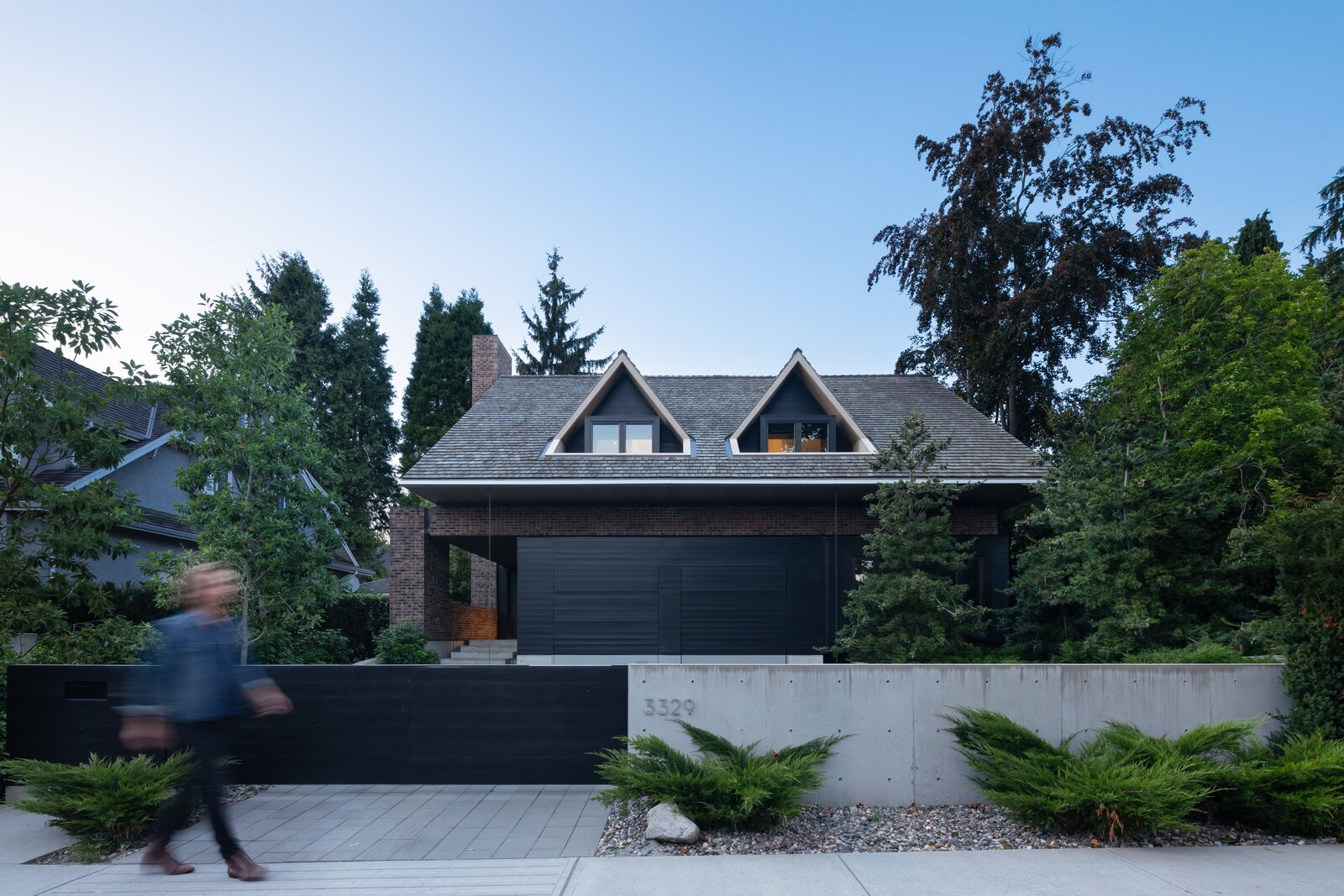 Blackish House sideZ← / side A→ This Vancouver Mullet House, Listed for $7M, Hides Three
