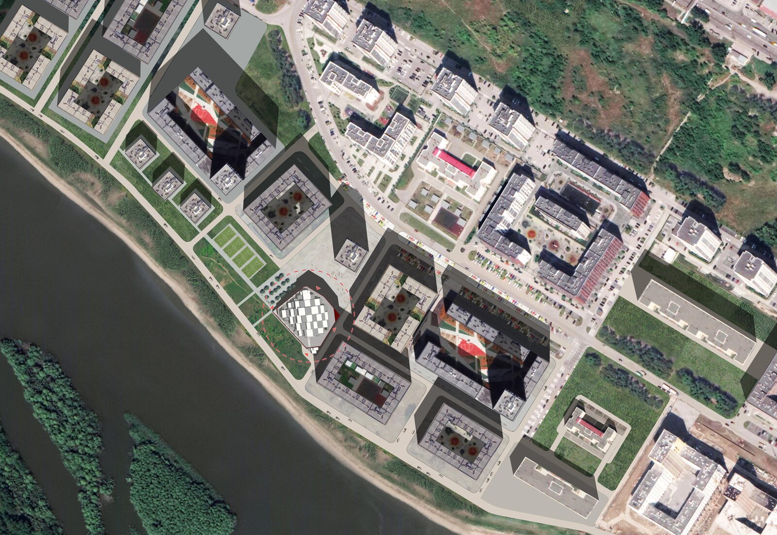 The Rocks Parking Map Photo 11 of 14 in The Rock. Parking and co-working by Brusnika Design ...