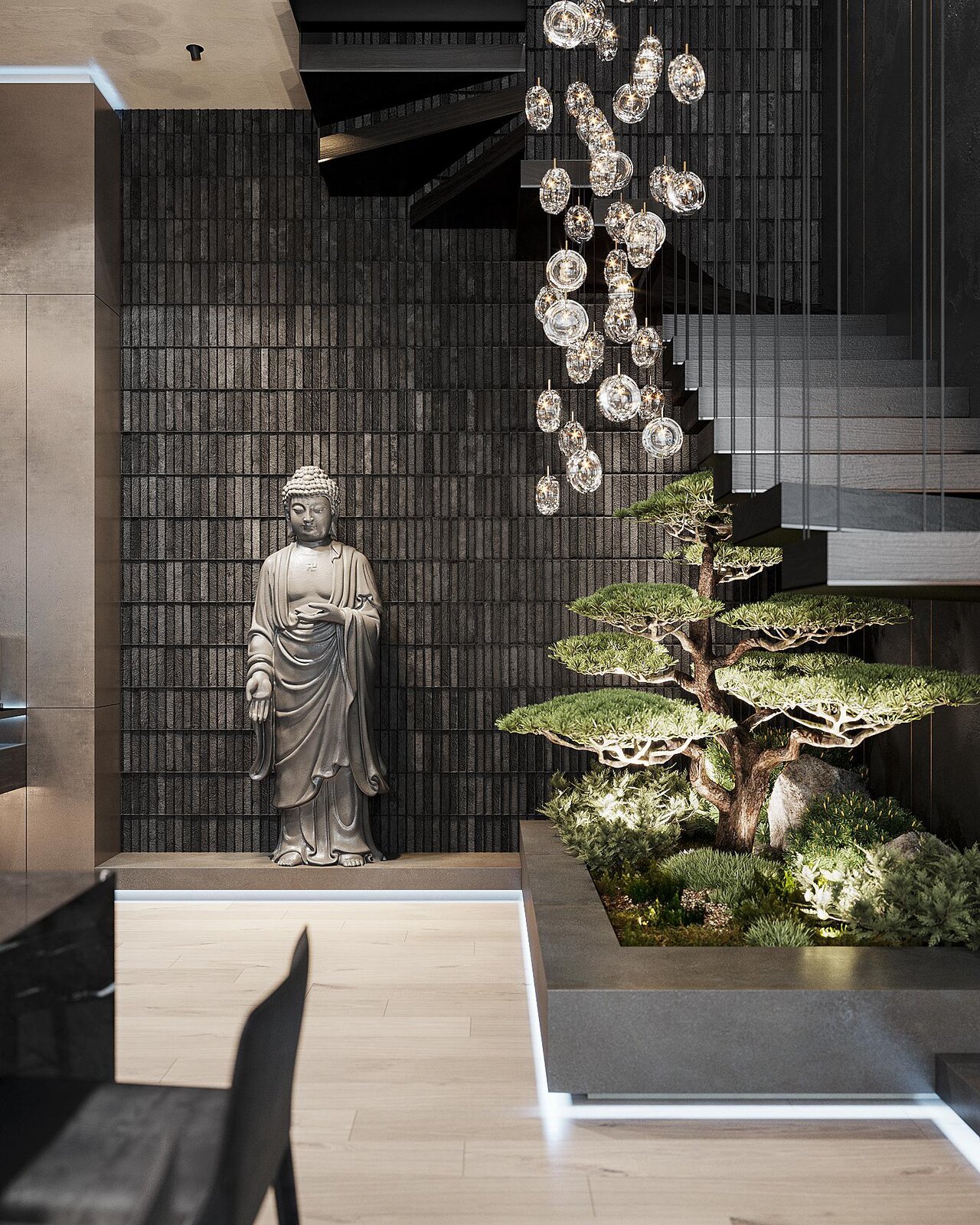 View of A historic Brooklyn penthouse with views of the Statue of Liberty is ...