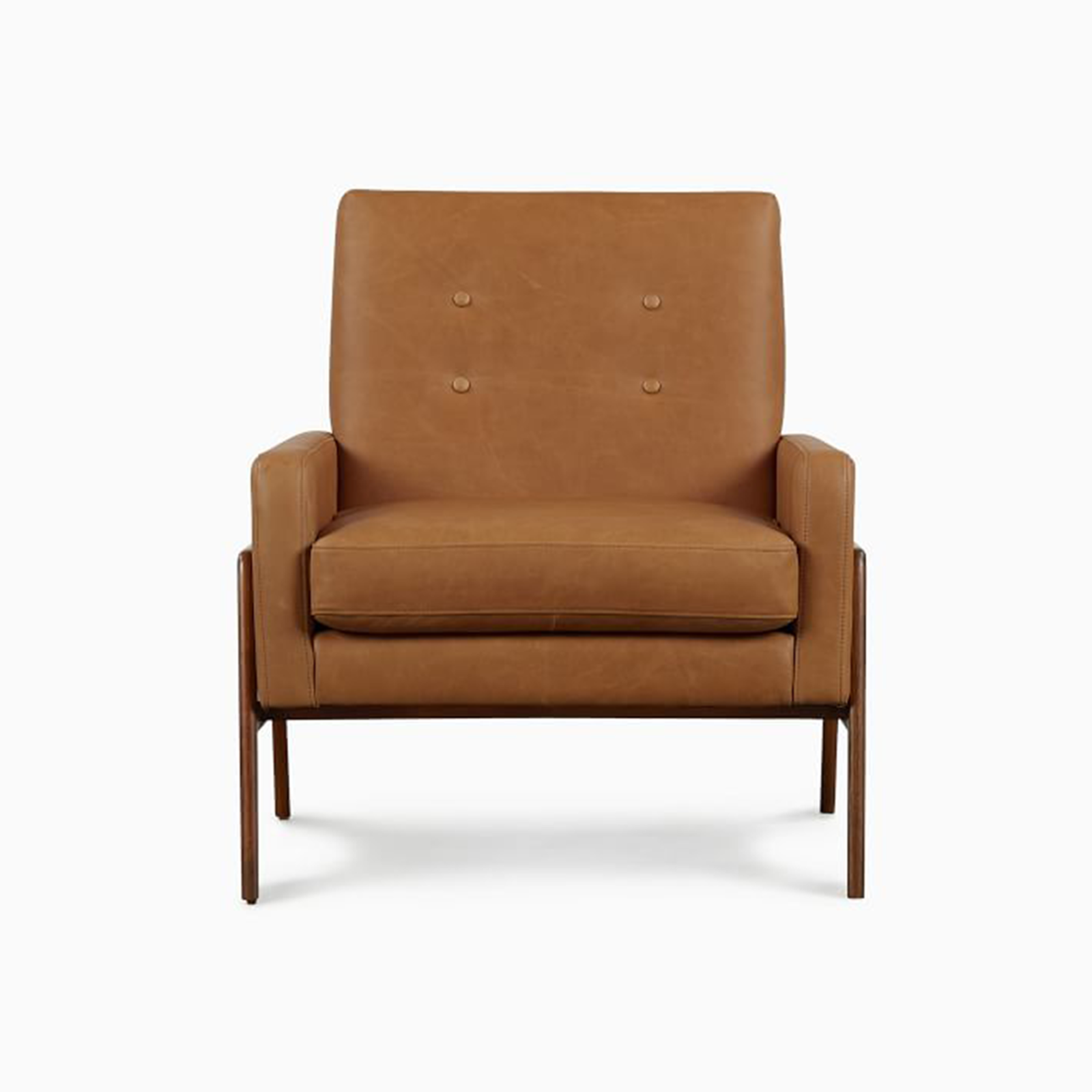 West Elm Henley Leather Chair by West Elm Dwell