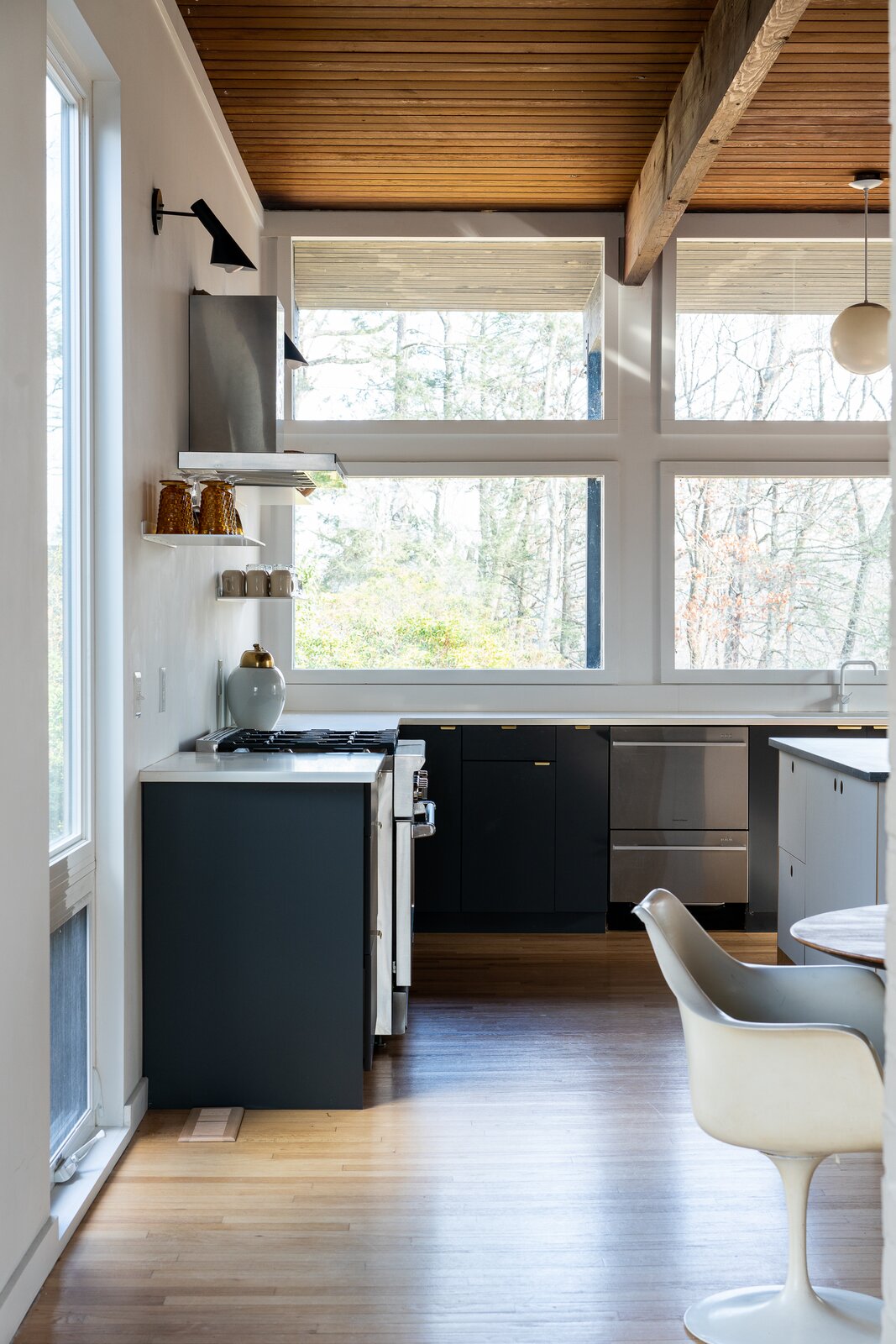 Photo 1 of 36 in Mid Century Home in Litchfield County CT by Sara