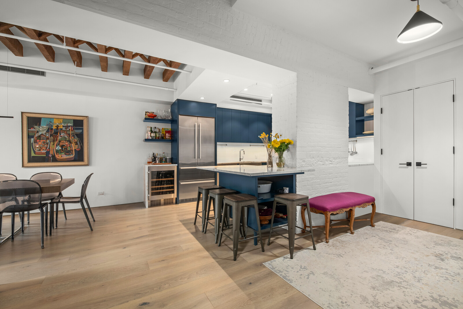 Photo 15 of 22 in Historic Tribeca unit unveils a new design exposing ...
