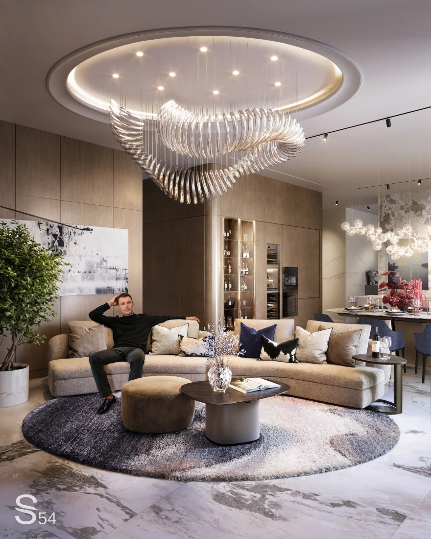 Photo 5 of 11 in The interior of a typical apartment in the premium ...